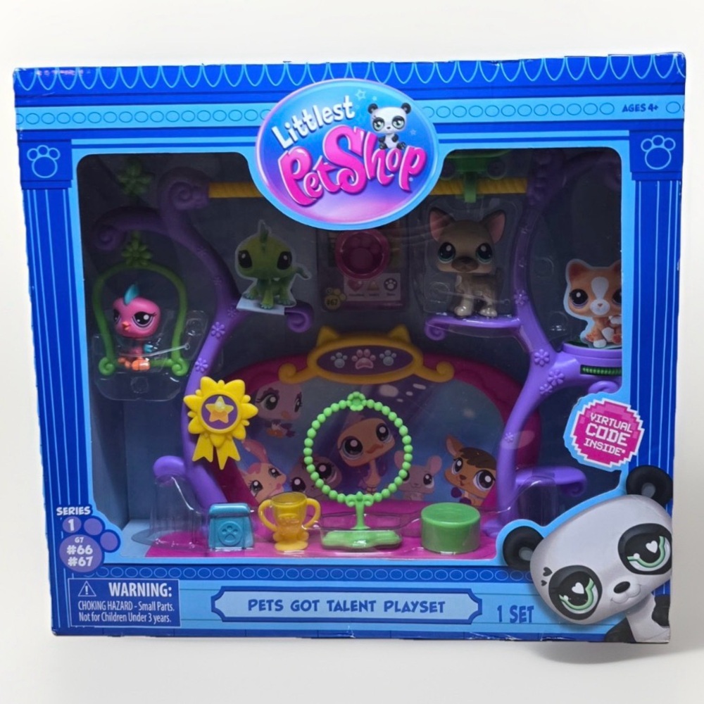 Littlest Pet Shop Pets Got Talent Play Set, Gen 7 #66 / #67 New in Box
